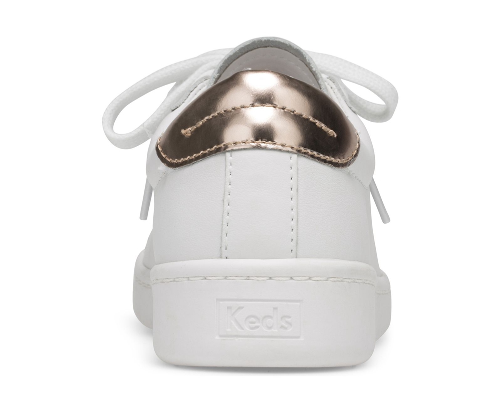 Keds Womens Sneakers White - Ace Leather - 986LJYHDP